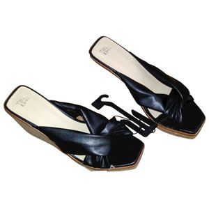 TIME AND TRU Platform and heel sandals Color Black, Size 8 - (7)
